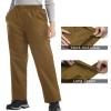 iCreek Women's Rain Pants Waterproof Hiking Pants Windproof Lightweight Over Pants Work Rain Outdoor for Golf, Fishing (Brown, XX-Large/31 Inseam) view 4