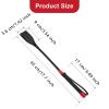 Coolrunner Riding Crop for Horse, 18 Inch Horse Whip with PU Leather Equestrianism Horse Crop Double Slapper Horse Whip Black Crops for Horses (Red) view 2