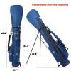 Golf Bag with Stand, Golf Carry Bag with Travel Shoulder, Lightweight Golf Bag for Men WomenGolf Stand Bag (Blue Upgrade) view 2