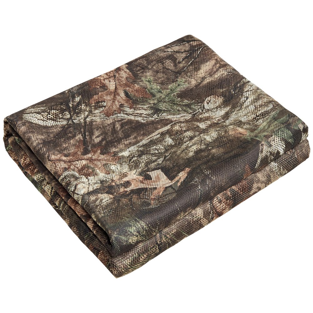 GHILEO Camo Burlap, Mesh Fabric Material Camouflage Netting for Hunting Ground Blinds Photography Ground Cover