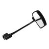 Bike Rearview Mirror, Multi-Angle ABS Helmet and Glasses Mount, Lightweight Cycling Safety Mirror for Road Riding view 1
