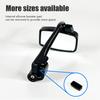 Bike Rearview Mirror, Multi-Angle ABS Helmet and Glasses Mount, Lightweight Cycling Safety Mirror for Road Riding view 4