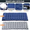 MOPHOTO Oversized Folding Camping Cot for Adults, 78" x 32" XXL Heavy Duty Sleeping Cots for Adults Portable Sleeping Bed Outdoor Camp Cot with Mattress for Home Camp Office Nap view 4