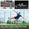 R2Depot Soccer Shin Guards, Shin Pads with Shin Guard Sleeves Set for Youth Adult, EVA Cushion Protection, Breathable Calf Protective Gear -Orange M view 4