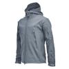 Jueshanzj Winter men's fleece jacket waterproof windproof mountaineering warm jacket rushing jacket Dark grey S view 1