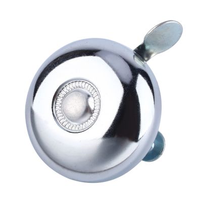 Bell , Retro Metal Ring Ring Cycling Handlebar Horn Bell Sound Alarm Fit The Outside Diameter of The Handlebar Tube of Your (Silve)