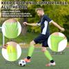 R2Depot Soccer Shin Guards, Shin Pads with Shin Guard Sleeves Set for Youth Adult, EVA Cushion Protection, Breathable Calf Protective Gear -Green L view 4