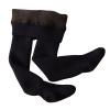 Baby Girl Winter Clothes Infants Toddlers Cotton Fleece Lined Leggings Stretchy Warm Pantihose 2-12 (Black, 8-9 Years) view 1