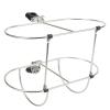 Aramox Boat Rack,Stainless Steel Folding Double Holder for 7in Marine Yacht Fenders view 3