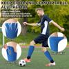 R2Depot Soccer Shin Guards, Shin Pads with Shin Guard Sleeves Set for Youth Adult, EVA Cushion Protection, Breathable Calf Protective Gear -Blue M view 3