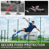 R2Depot Soccer Shin Guards, Shin Pads with Shin Guard Sleeves Set for Youth Adult, EVA Cushion Protection, Breathable Calf Protective Gear -Blue M view 4