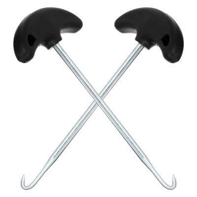 BESPORTBLE Ergonomic Handle Shoelace Tightener 2pcs Stainless Steel Lace Pullers Easy to Use
