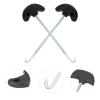 BESPORTBLE Ergonomic Handle Shoelace Tightener 2pcs Stainless Steel Lace Pullers Easy to Use view 3