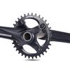 BOLANY Bike Cranksets 170mm Hollow Integrated 104BCD Single Speed Round Chainring 34T/36T MTB Crankset with Bottom Bracket (34T) view 3