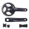 BOLANY Bike Cranksets 170mm Hollow Integrated 104BCD Single Speed Round Chainring 34T/36T MTB Crankset with Bottom Bracket (36T) view 2