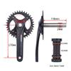 BOLANY Bike Cranksets 170mm Hollow Integrated 104BCD Single Speed Round Chainring 34T/36T MTB Crankset with Bottom Bracket (36T) view 3