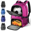 BROTOU Soccer Backpack Sports Bag with Ball Holder and Shoe Compartment for Football Basketball Volleyball Rugby view 1