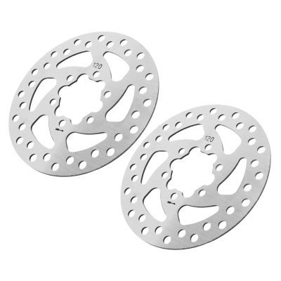 120mm Steel Disc Brake Rotor with Screws, High Hardness Mountain Bike Replacement Set, Heat Dissipation Design, Rustproof