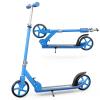 Scooter 200mm Large Wheels Lightweight Foldable Teen Adult Scooter Blue view 3