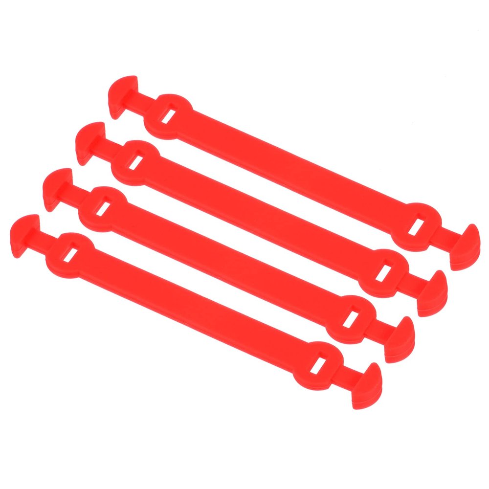 PATIKIL Tennis Vibration Dampeners, 4 Pack Silicone Racquet Shock Absorber Racket String Damping, Red