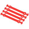 PATIKIL Tennis Vibration Dampeners, 4 Pack Silicone Racquet Shock Absorber Racket String Damping, Red view 1