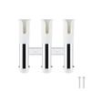 CUREOL 3 Tubes Link Slotted Rod Holders Boat Fishing Rod Rack Holder Portable Pole Tube Mount Bracket Socket Rack Accessories (Color : 0-10bar BN) view 1