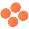 PATIKIL Tennis Vibration Dampener, 4 Pack Silicone Racquet Shock Absorber Racket String Damping, Orange view 1