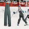 lisenraIn Kids Snow Bibs Waterproof Insulated Ski Bibs Teen Boys Girls Snow Pants Winter Snowboard Overalls with Pockets (Grey, 18-20 Years) view 2