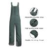 lisenraIn Kids Snow Bibs Waterproof Insulated Ski Bibs Teen Boys Girls Snow Pants Winter Snowboard Overalls with Pockets (Grey, 18-20 Years) view 4