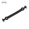 PATIKIL Tennis Vibration Dampeners, 6 Pack Silicone Racquet Shock Absorber Racket String Damping, Black view 3