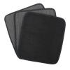 Anglekai 3 Pack Bowling Ball Towels, 10" x 8" Microfiber Bowling Shammy Accessories with Easy-Grip Dots Non-Slip (Black)
