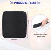 Anglekai 3 Pack Bowling Ball Towels, 10" x 8" Microfiber Bowling Shammy Accessories with Easy-Grip Dots Non-Slip (Black) view 2