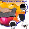 Anglekai 3 Pack Bowling Ball Towels, 10" x 8" Microfiber Bowling Shammy Accessories with Easy-Grip Dots Non-Slip (Black) view 4