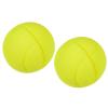 PATIKIL Tennis Vibration Dampener, 2 Pack Silicone Racquet Shock Absorber Racket String Damping, Yellow view 1