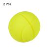 PATIKIL Tennis Vibration Dampener, 2 Pack Silicone Racquet Shock Absorber Racket String Damping, Yellow view 3