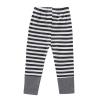 Fleece Leggings Infant Newborn Baby Girls Striped Patchwork Pants Trousers Leggings Outfits (Dark Gray, 0-6 Months) view 1