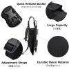 Azarxis Flashlinght Pouch Holster, Tactical Flashlight Torch Carry Case Belt Holder Molle Mini Folding Knife Bag (Black - Style B) view 3