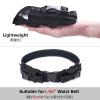 Azarxis Flashlinght Pouch Holster, Tactical Flashlight Torch Carry Case Belt Holder Molle Mini Folding Knife Bag (Black - Style B) view 4