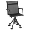 Tangkula Hunting Chair, 360 Degree Silent Swivel Blind Chair with 4 Adjustable Legs, Foot Pads & Armrests, Portable Folding Hunting Chairs for Blinds, Fishing, Camping view 1