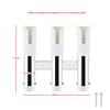CUREOL 3 Tubes Link Slotted Rod Holders Boat Fishing Rod Rack Holder Portable Pole Tube Mount Bracket Socket Rack Accessories (Color : Silicone Band Black A) view 4