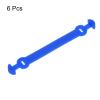 PATIKIL Tennis Vibration Dampeners, 6 Pack Silicone Racquet Shock Absorber Racket String Damping, Blue view 2