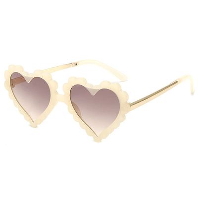 Kids Heart Shaped Sunglasses for Girls Boy Cute Glasses UV 400 Protection Outdoor Beach Children Gifts