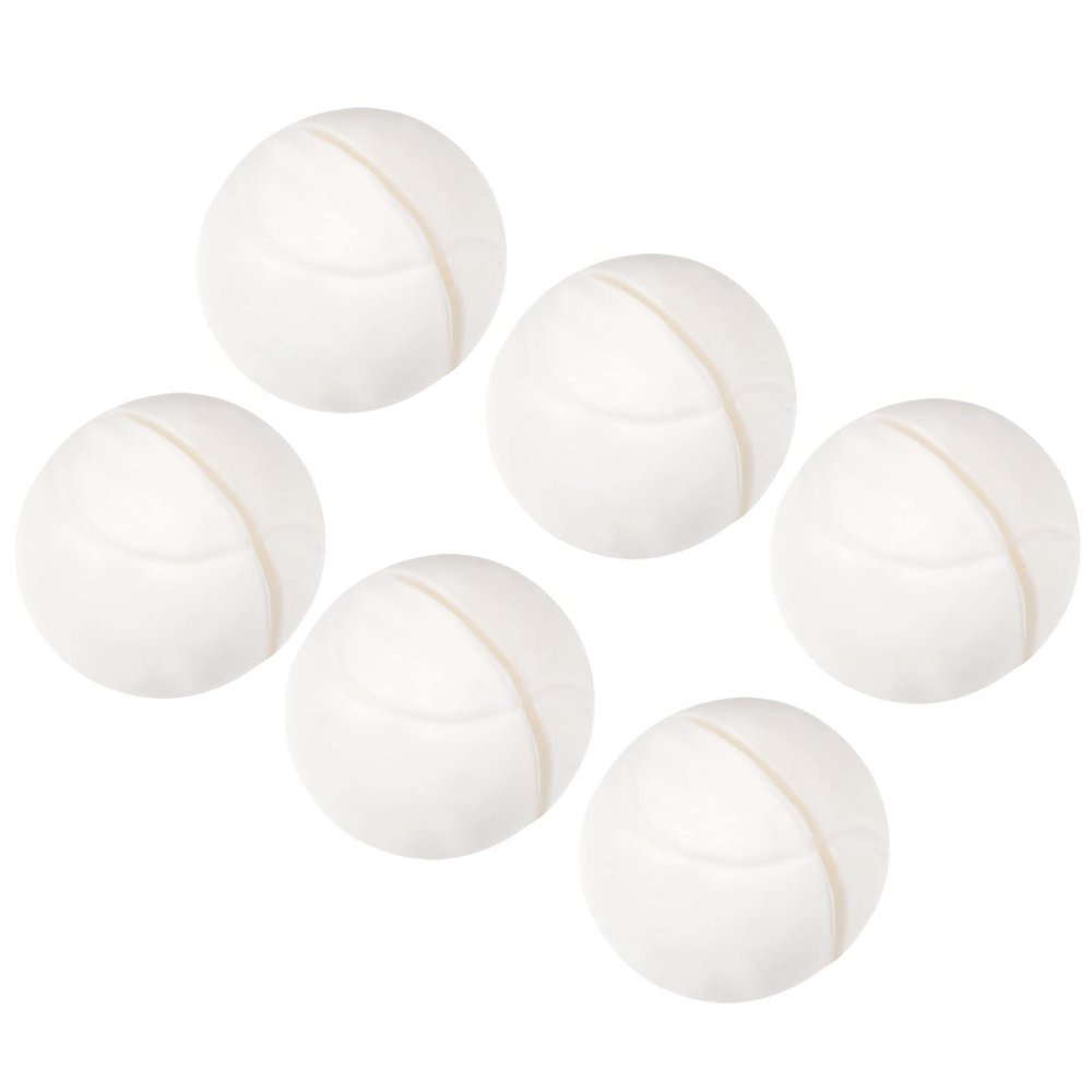 PATIKIL Tennis Vibration Dampener, 6 Pack Silicone Racquet Shock Absorber Racket String Damping, White