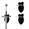 WANLIAN Sword Stand Wall mounted sword rack - Vertical Display, Black 2 Sets view 1