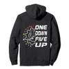 Cool 1 Down 5 up Motorcycle With Shift Pattern Graphic Pullover Hoodie view 2