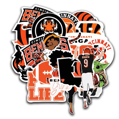 25 PCS American Football Rugby Stickers for Water Bottle, Laptop, Bicycle, Computer, Motorcycle, Travel Case, Car Decal Decoration Sticker 2-2.5 inches