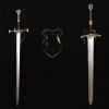 WANLIAN Sword Stand Sword Hook Wall Hook Display Stand Single Sword Vertical Wall Mount Universal Sword Stand Wall Mount Display Stand For Sword Axe Anime Sword (Transparent 2 packs) view 4