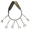 Windspeed Duck Call Lanyard, Hand Braided Paracord Game Call Lanyard with 12 Adjustable Loops and 6 Buckles, Military Grade Hunting Whistle Sling for Outdoor Predator (Green) view 1