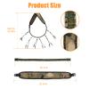 Windspeed Duck Call Lanyard, Hand Braided Paracord Game Call Lanyard with 12 Adjustable Loops and 6 Buckles, Military Grade Hunting Whistle Sling for Outdoor Predator (Green) view 2
