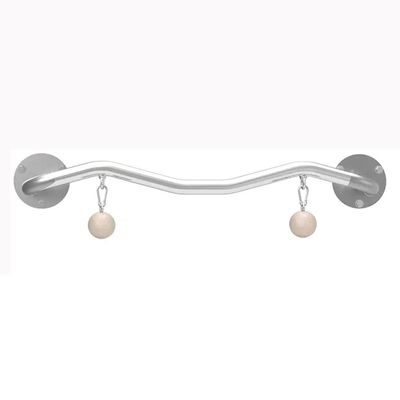 BCPPO Chin Up Bar Wall Mounted Pull up bar with Finger Force Trainer, Home Office Gym Upper Body Training Horizontal bar, Load 300kg (Color : Stainless Steel)
